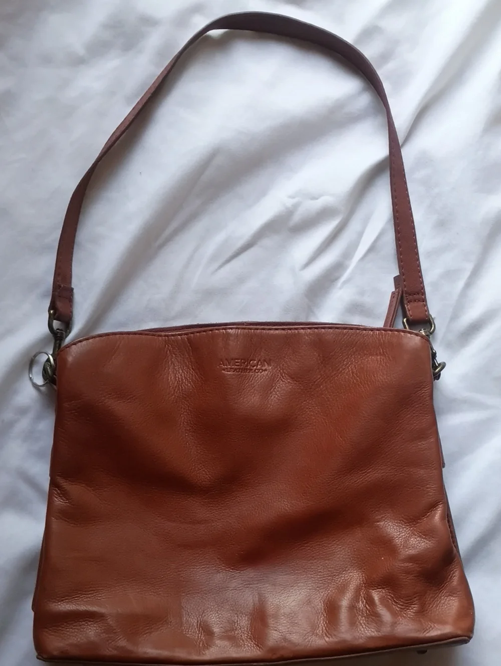American Eagle Outfitters Brown Leather Shoulder Satchel